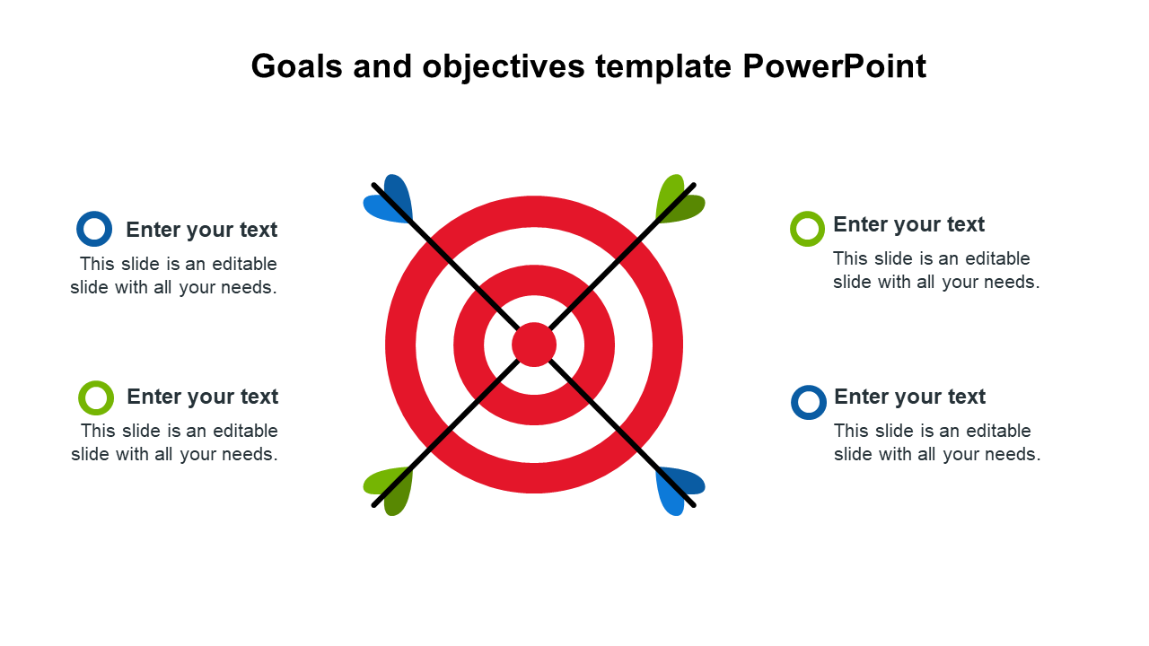 Best Goals And Objectives Template PowerPoint Designs